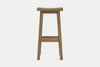 Barc Solid Seat Barstool - Pine