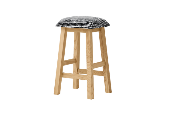 Barc Padded Seat Barstool - Ash