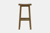 Barc Solid Seat Barstool - Pine