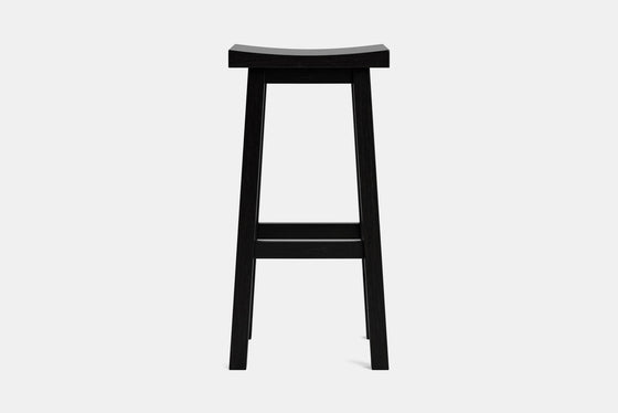 Barc Solid Seat Barstool - Pine