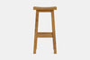 Barc Solid Seat Barstool - Pine