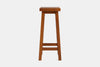 Barc Solid Seat Barstool - Pine