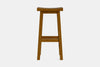 Barc Solid Seat Barstool - Pine