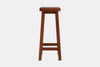 Barc Solid Seat Barstool - Pine