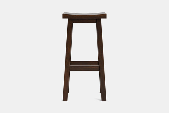 Barc Solid Seat Barstool - Pine