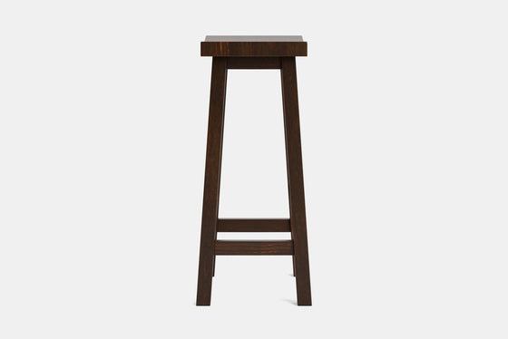 Barc Solid Seat Barstool - Pine