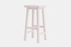 Barc Solid Seat Barstool - Pine