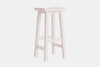 Barc Solid Seat Barstool - Pine