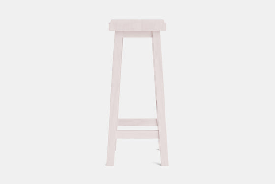 Barc Solid Seat Barstool - Pine