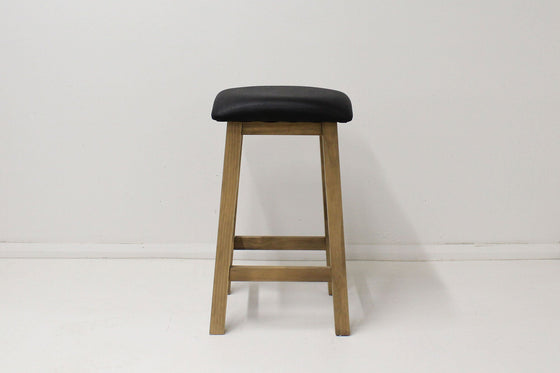 Barc Padded Seat Barstool - Pine