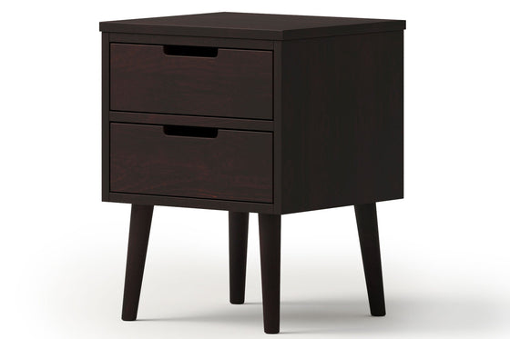 Cairo 2 Drawer Bedside Table - Pine