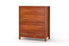  Carter 4 Drawer Tallboy