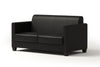 Charleston 2 Seat Sofa - Black PU