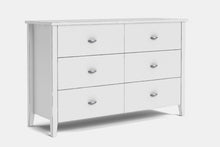  Ivy 6 Drawer Lowboy - Pine