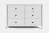 Ivy 6 Drawer Lowboy - Pine