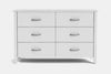 Ivy 6 Drawer Lowboy - Pine