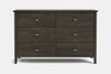 Ivy 6 Drawer Lowboy - Pine