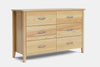 Ivy 6 Drawer Lowboy - Ash