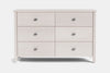 Ivy 6 Drawer Lowboy - Ash