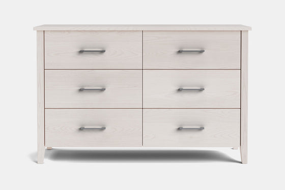 Ivy 6 Drawer Lowboy - Ash