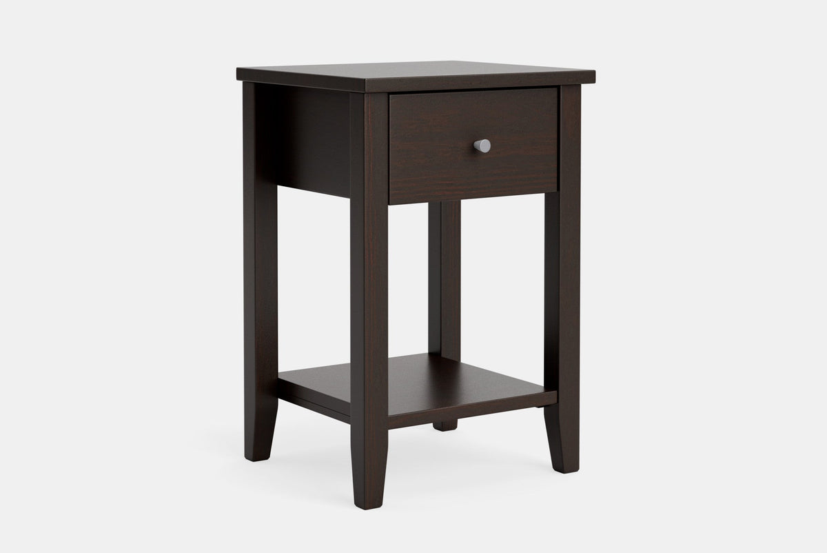 Ivy Small 1 Drawer Bedside Table - Pine – Coastwood Commercial
