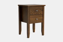  Ivy Small 2 Drawer Bedside Table - Ash