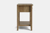 Ivy Wide 1 Drawer Bedside Table - Ash