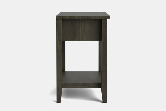 Ivy Wide 1 Drawer Bedside Table - Pine