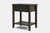 Ivy Wide 1 Drawer Bedside Table - Pine