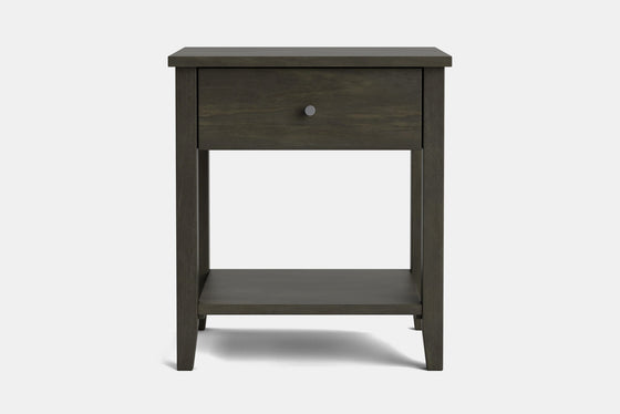 Ivy Wide 1 Drawer Bedside Table - Pine