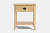 Ivy Wide 1 Drawer Bedside Table - Pine