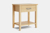 Ivy Wide 1 Drawer Bedside Table - Pine