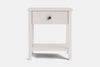 Ivy Wide 1 Drawer Bedside Table - Ash