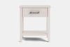 Ivy Wide 1 Drawer Bedside Table - Ash