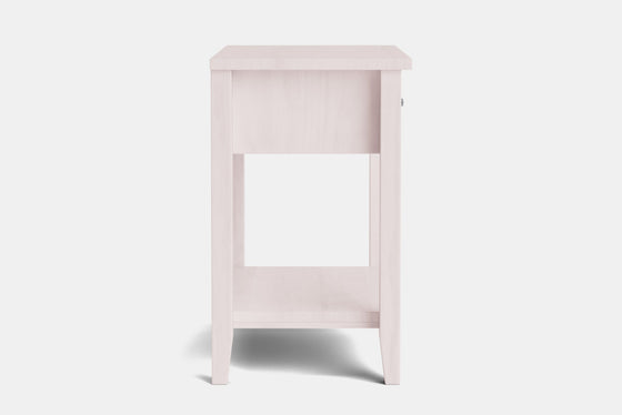 Ivy Wide 1 Drawer Bedside Table - Pine