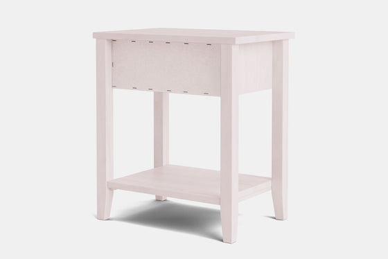 Ivy Wide 1 Drawer Bedside Table - Pine