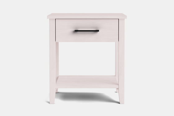 Ivy Wide 1 Drawer Bedside Table - Pine