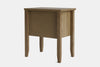 Ivy Wide 2 Drawer Bedside Table - Ash