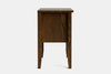 Ivy Wide 2 Drawer Bedside Table - Ash