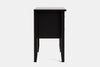 Ivy Wide 2 Drawer Bedside Table - Ash