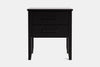 Ivy Wide 2 Drawer Bedside Table - Ash