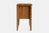 Ivy Wide 2 Drawer Bedside Table - Ash