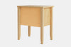 Ivy Wide 2 Drawer Bedside Table - Pine