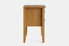 Ivy Wide 2 Drawer Bedside Table - Pine