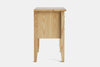 Ivy Wide 2 Drawer Bedside Table - Ash