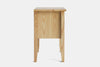 Ivy Wide 2 Drawer Bedside Table - Ash