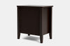 Ivy Wide 3 Drawer Bedside Table - Pine