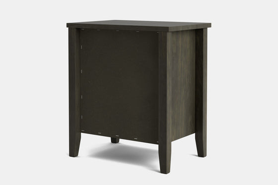 Ivy Wide 3 Drawer Bedside Table - Pine