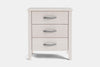 Ivy Wide 3 Drawer Bedside Table - Ash