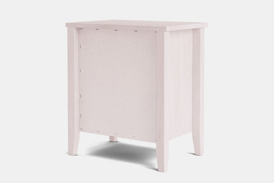 Ivy Wide 3 Drawer Bedside Table - Pine